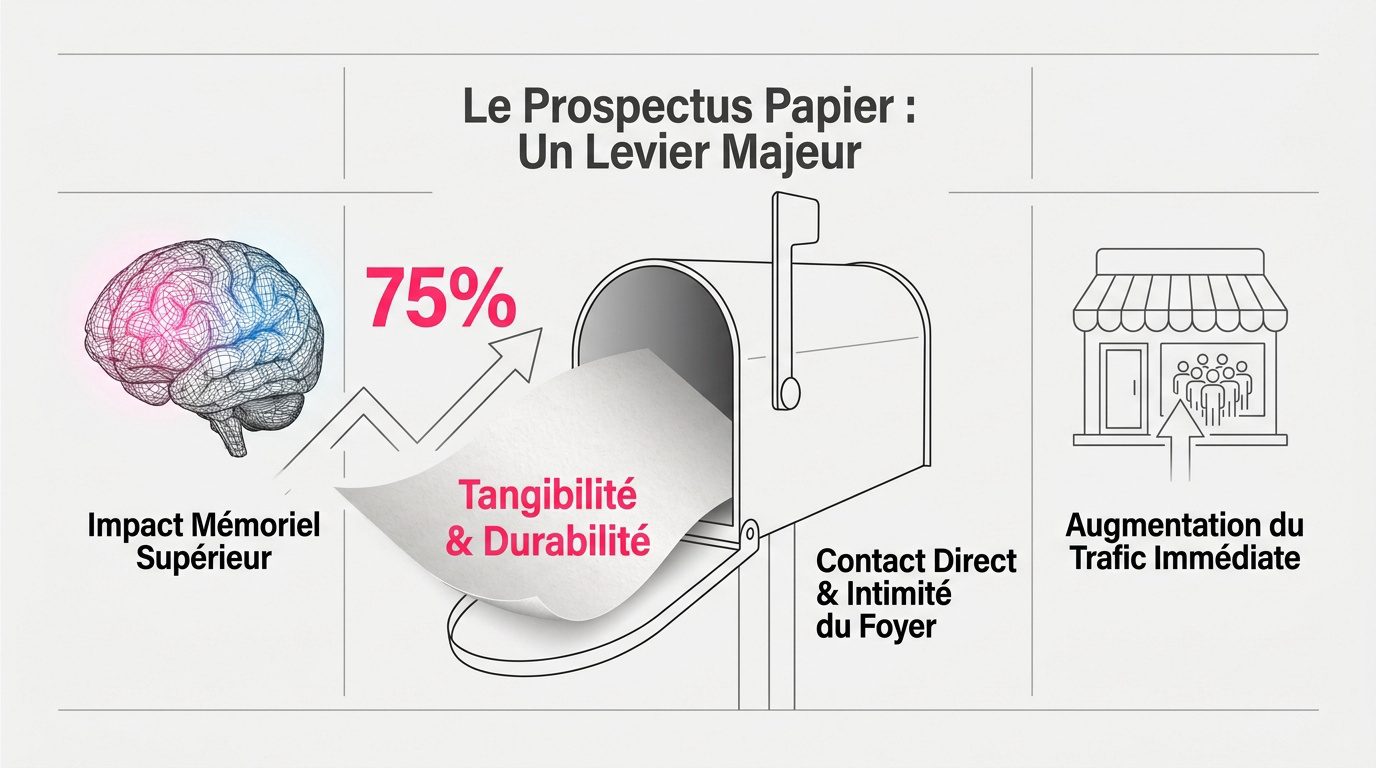 Distribution de prospectus publicitaires en boîtes aux lettres pour booster le trafic en magasin